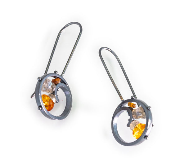 Mini Spiral Earrings - QS13NLE-X