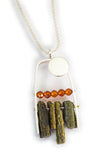 Medium Squared Arc Necklace - AM02N-S