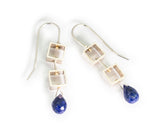 Mini Square Earrings, 2 Units Stacked - MP20E-S