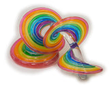 Rainbow Crackle Small Arched Heechee