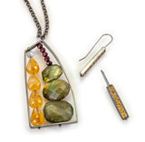 Vertical Collage Necklace #303