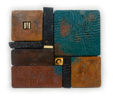 Modern Oblong #1 Teal