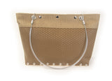Medium Split With Woven Bronze & Gold Streak
