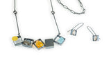 Five Rectangles Necklace With Large Jewels NSRJ15BIX
