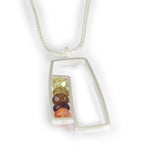 Split Rectangle Necklace - NRW31S