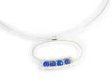 Horizontal Large Swirl Necklace - NQS41S