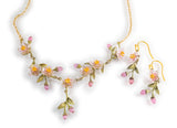 Peach Blossom Necklace by Michael Michaud