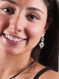 Four Stack Ovals Earrings