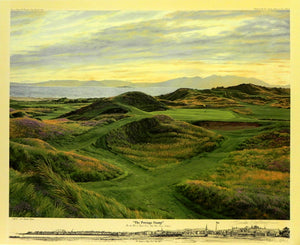 "The Postage Stamp" 8th Hole at Royal Troon Golf Club, Troon, England