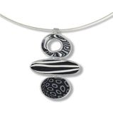 Three Balanced Ovals Pendant