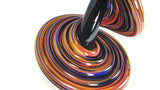 Mini Black Confetti Arched Heechee with Black Probe