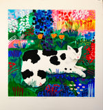 "Cat" Serigraph by Mike Smith