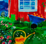 "Garden Cart" Serigraph by Mike Smith