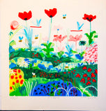 "Poppies" Serigraph by Mike Smith