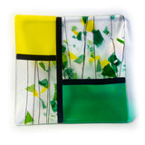 9.5" Square Fused Glass Tray