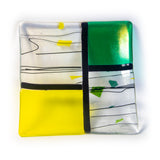 7.5" Square Fused Glass Tray
