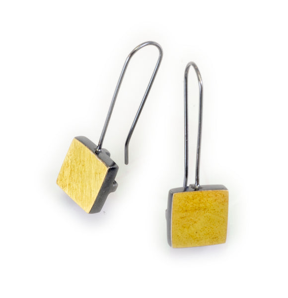 Small Square Frame Earring - ECXM01BIS