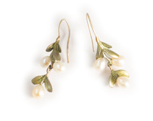 Boxwood Earrings by Michael Michaud