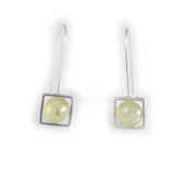 Small Square Open Cage Earrings -ECXM01LS
