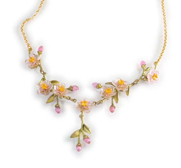 Peach Blossom Necklace by Michael Michaud