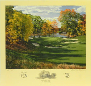 "The 3rd Hole, Pond" The Country Club, Brookline, Massachussetts