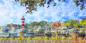 "Harbor Town Spring" by Wally Smith